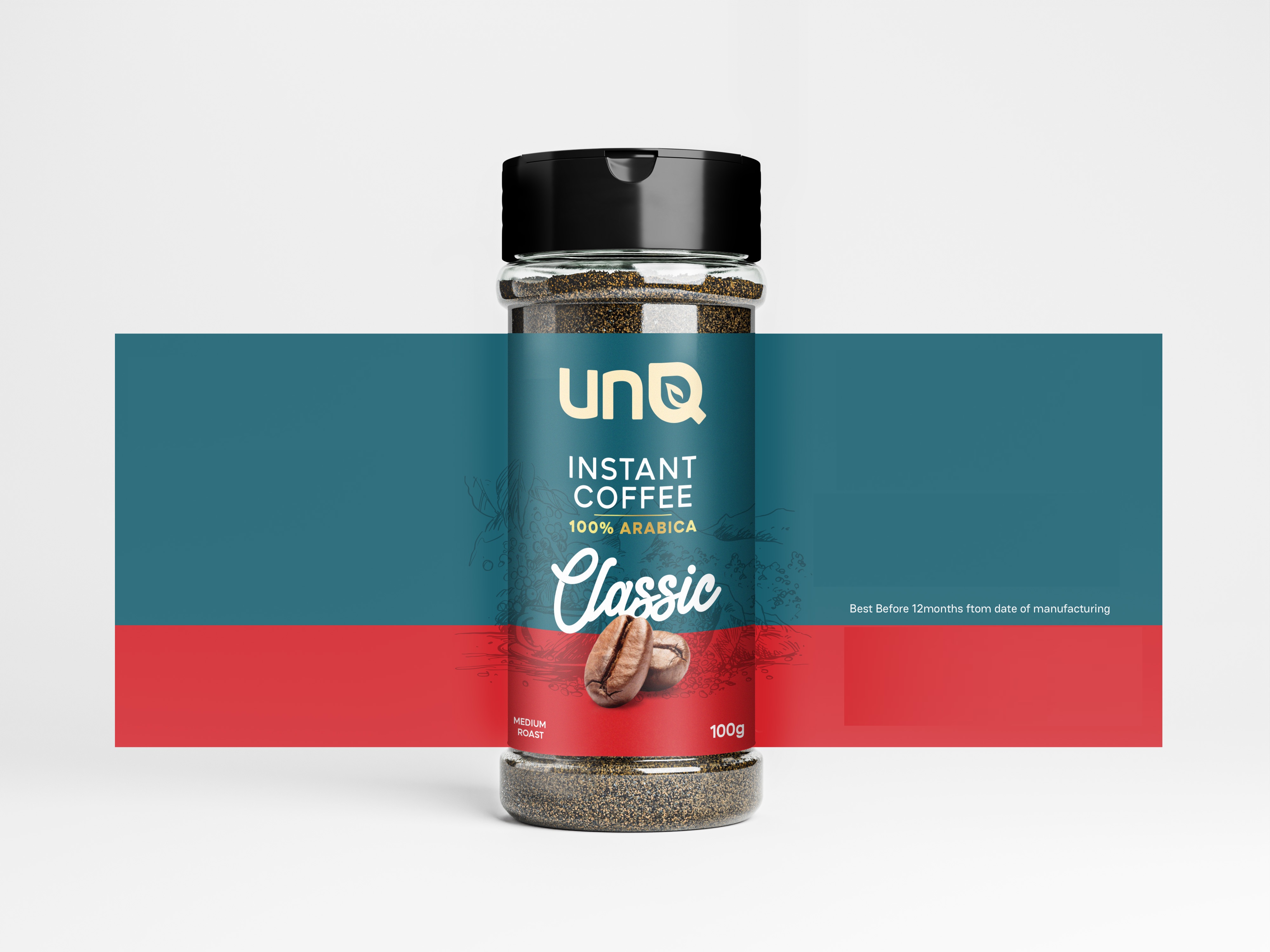 unQ Signature Instant Coffee (Arabica) 100 gm